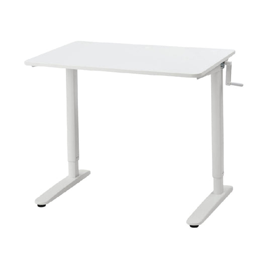 Bureau réglable en hauteur pour travail à domicile en métal et MDF - 120 x 60 x 75