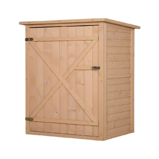 Cabane de jardin en bois traité - rangement extérieur pour outils - 90 x 70 x 120